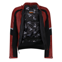 FRONT ZIP UNDONE FIONA RED